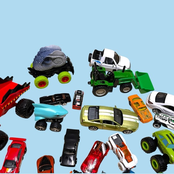 41 Assorted Colorful Toy Cars Set - Picture 2 of 5
